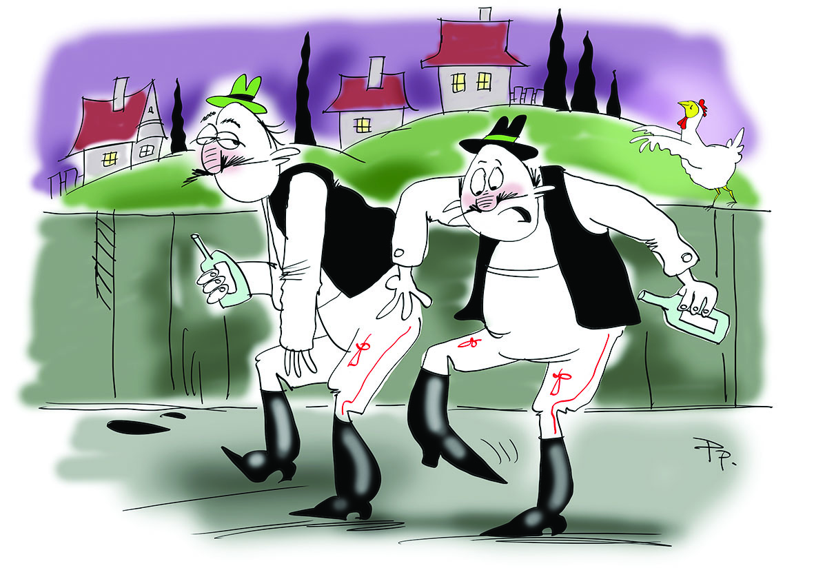 Para Pista, fiatalúr, készül-e a karikatúr'?